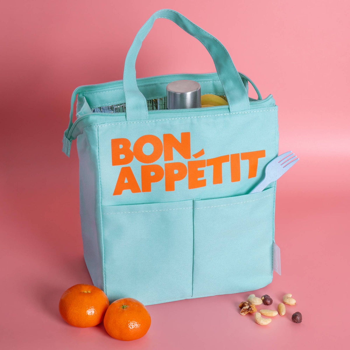 Sac Isotherme "Bon Appétit" - Vert Menthe