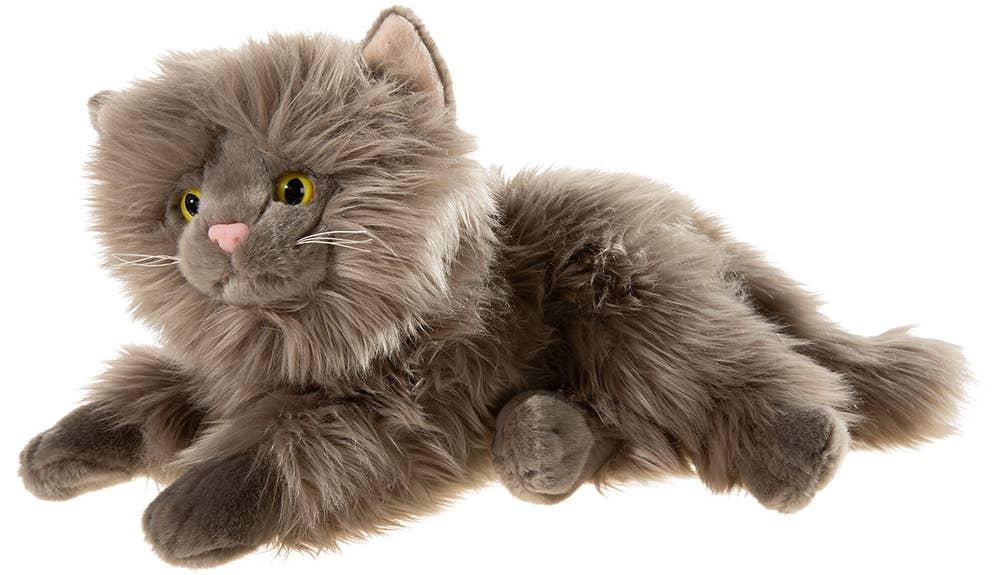 Heunec Misanimo Kitt grijsbruine kattenknuffel — 30 cm