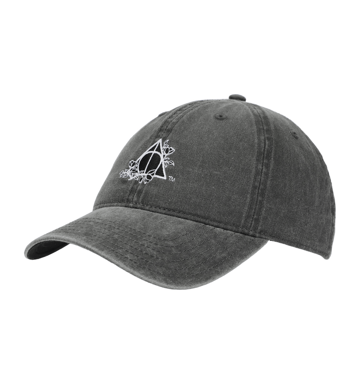 Casquette adulte Harry Potter Reliques de la Mort gris anthracite