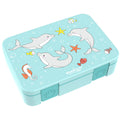 Lunch box with compartments, lightweight & leak-proof - Dolphin