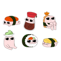 KetNipz 寿司ピンバッジセット