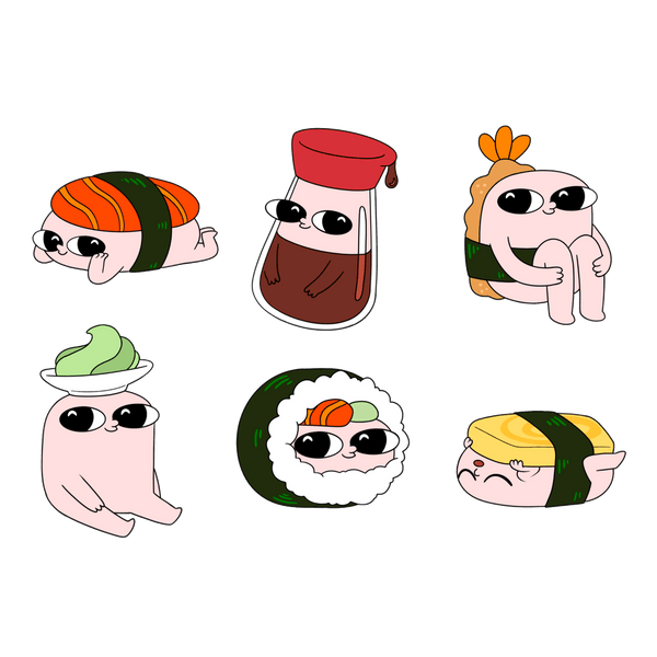 KetNipz Sushi Pin Set