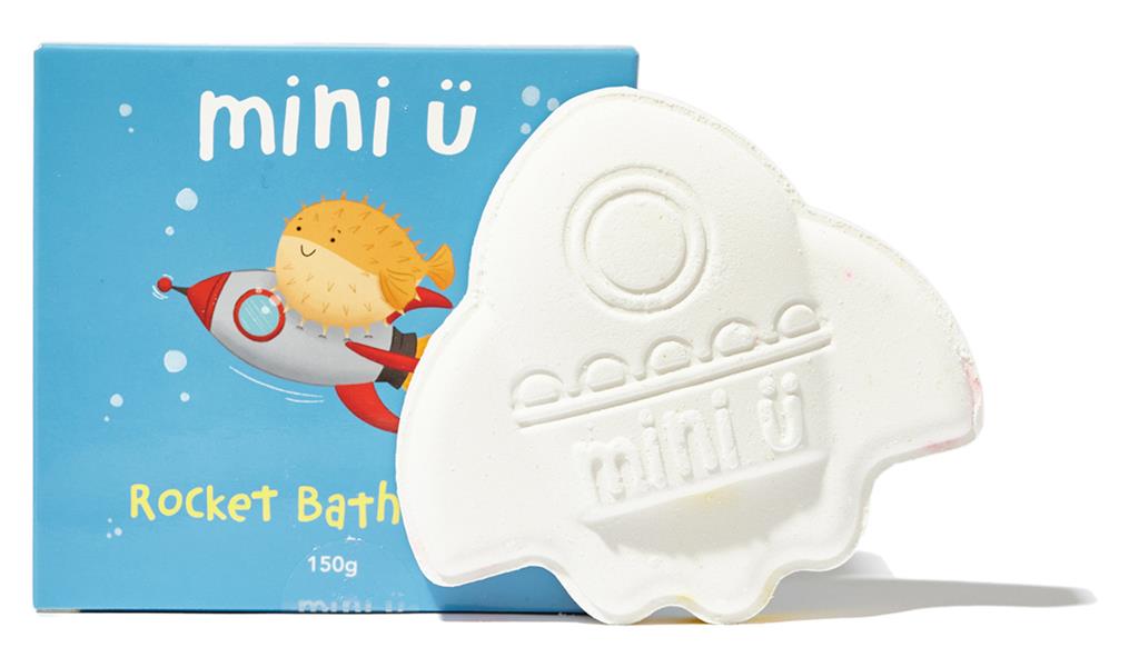 Bomba de baño con forma de cohete