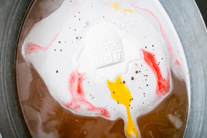 Bomba de baño con forma de cohete