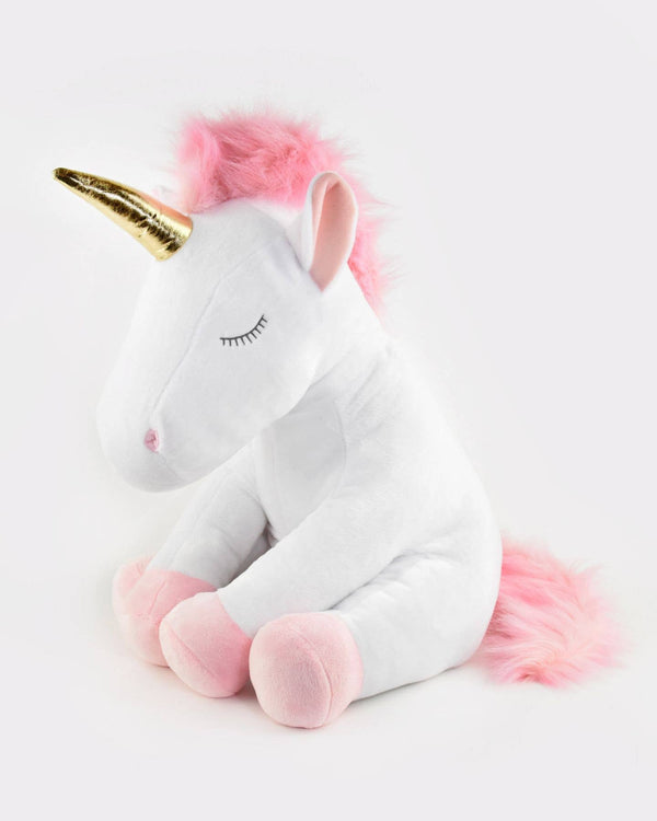 Peluche licorne blanche 50 cm
