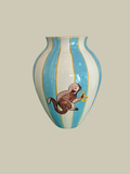 Vaso de macaco e banana
