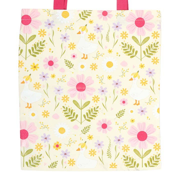 Sac Fourre-tout Canards et Marguerites