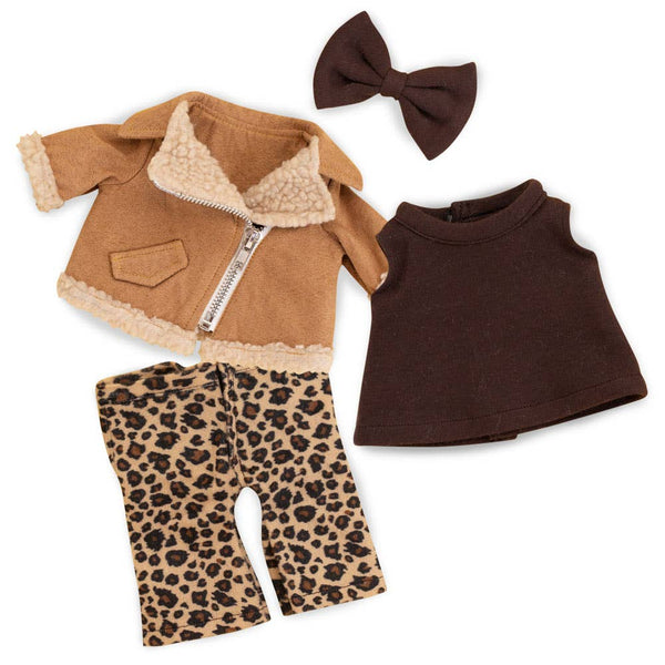Conjunto de ropa: Conjunto con estampado de leopardo