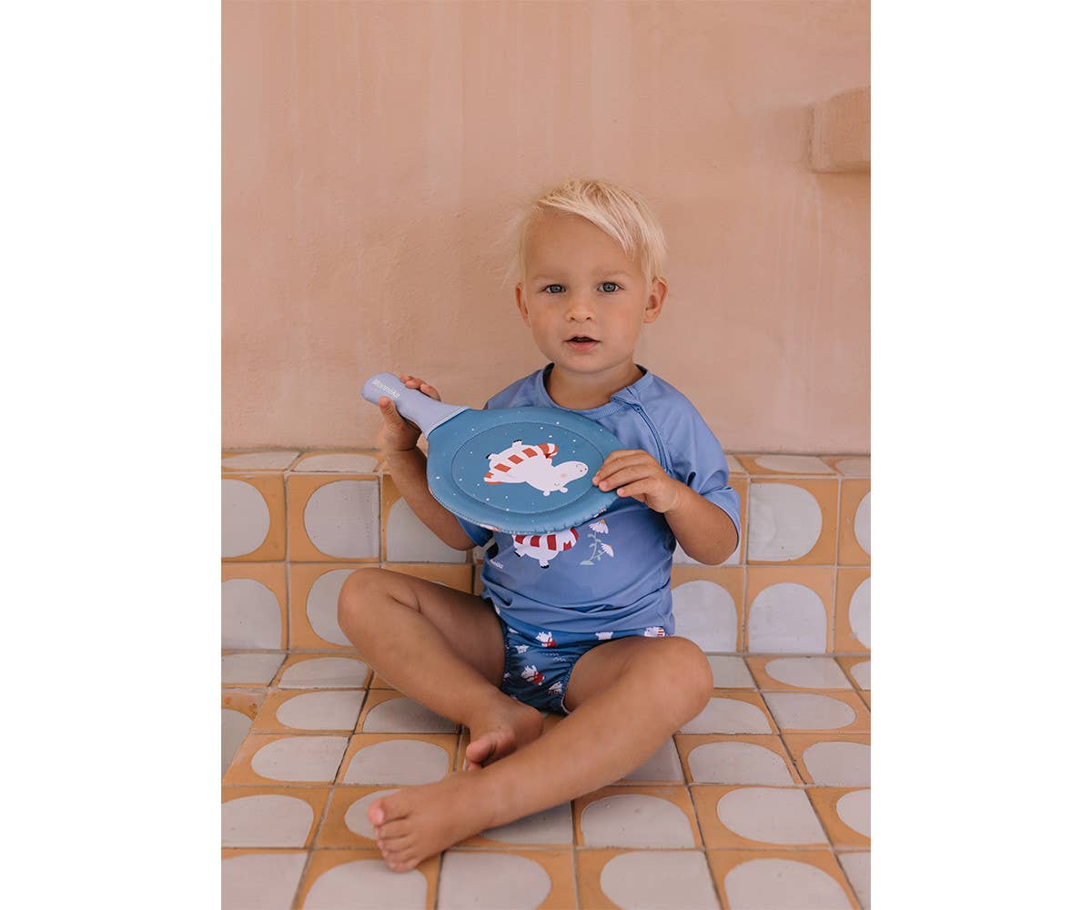 Hippos Neoprene Beach Bats with Ball