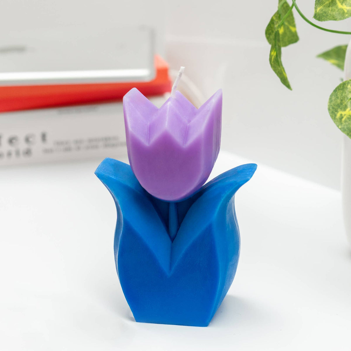 Bougie Tulipe Bleue