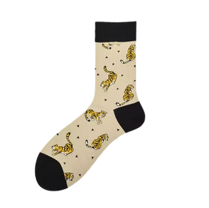 Calcetines de tigre salvaje