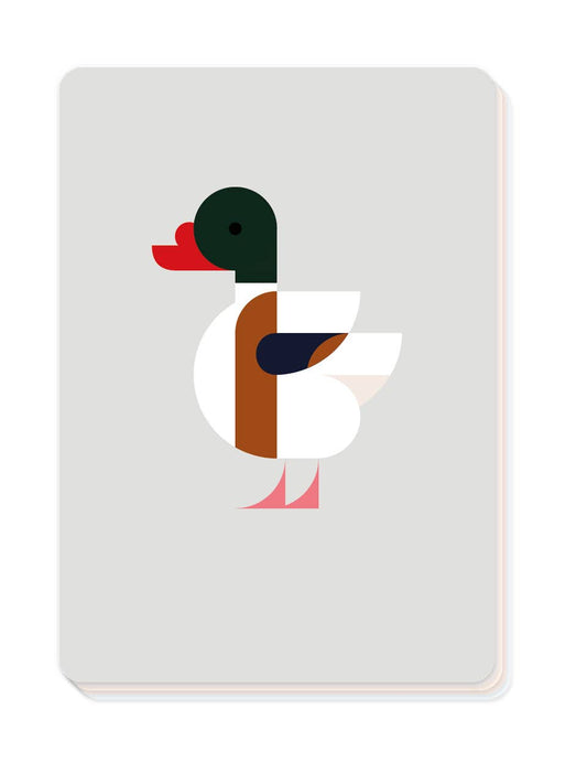 Juego de 10 postales en blanco