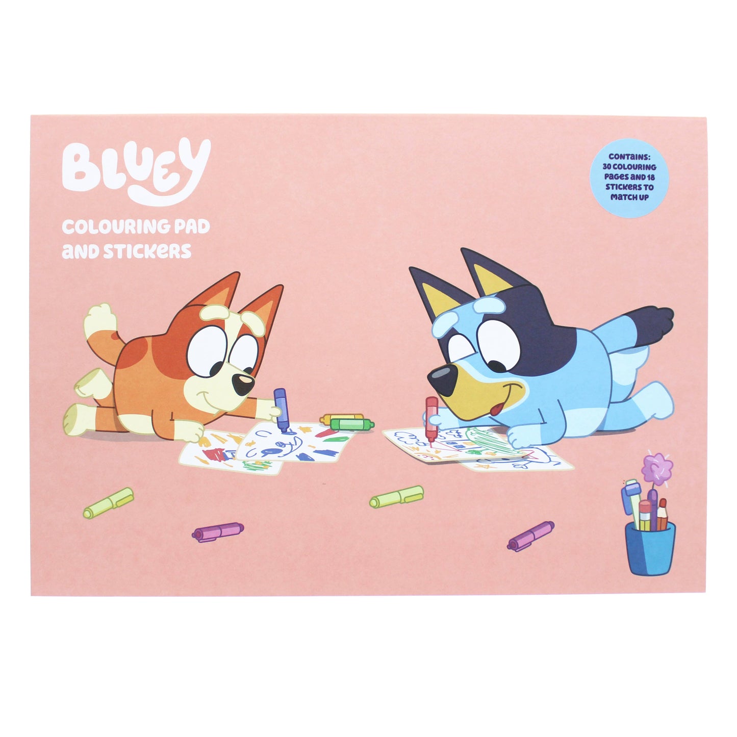 Bloc à colorier – Bluey | Blueprint Collections – vue 1