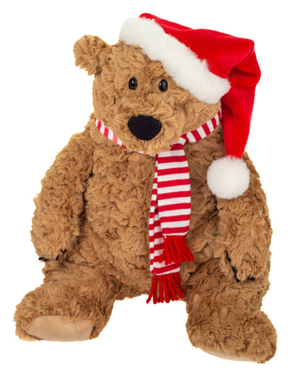 Peluche navideño de oso pardo Howard
