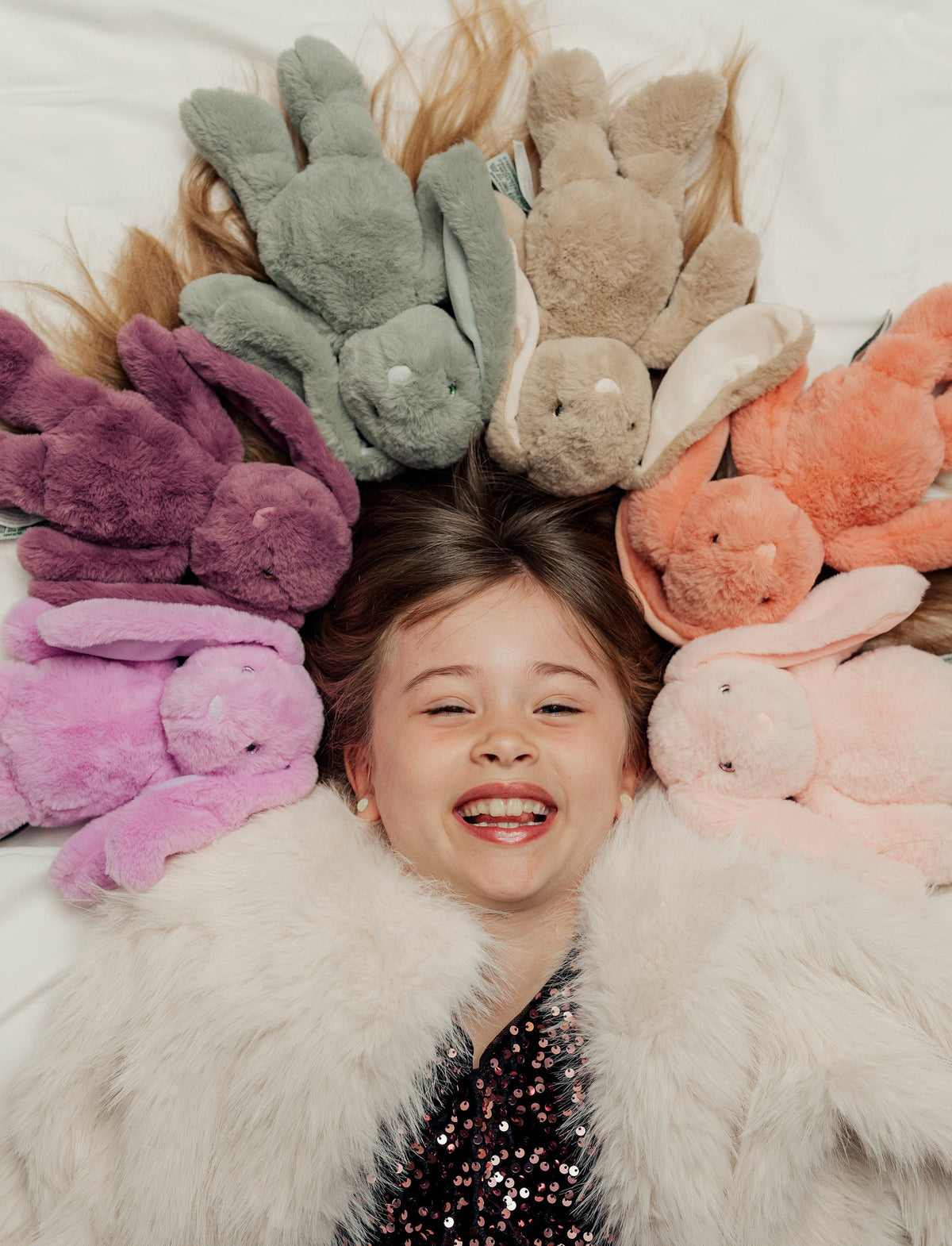 Peluche Lapin Blooming Bunny – Hortensia – Vue 6
