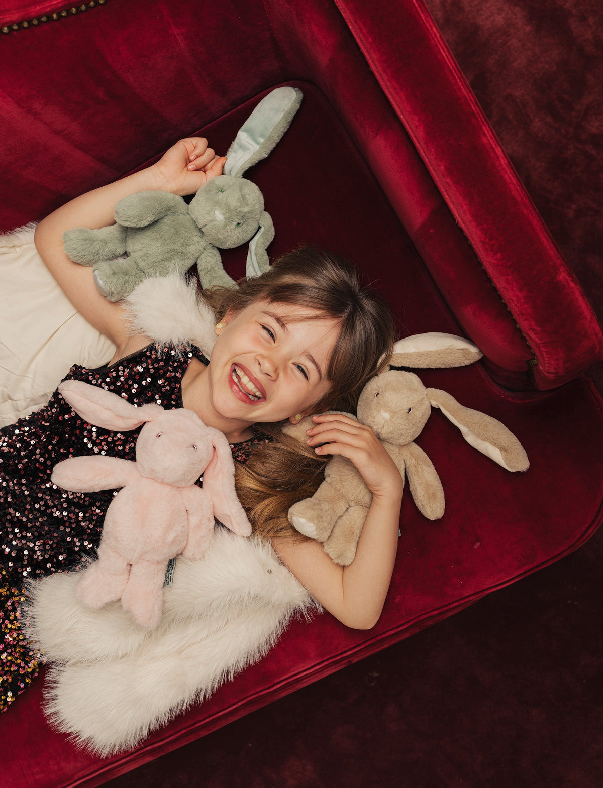 Peluche Lapin Blooming Bunny – Hortensia – Vue 7