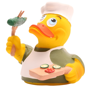 Vegetarische barbecue-eend