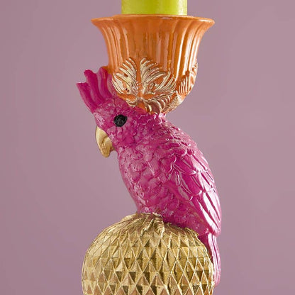 Chandelier éléphant orange