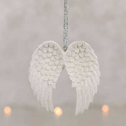 Sequined Angel Wings Hanging Decoration