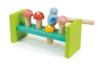 Mentari Bambino: JOUET MARTEAU FORESTIER 23,5x8,7x10,5cm, en bois, en boîte, 18m+