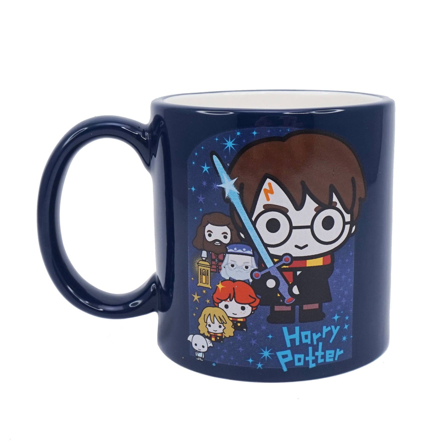 Caneca em relevo em caixa (350 ml) - Harry Potter Kawaii (Harry)