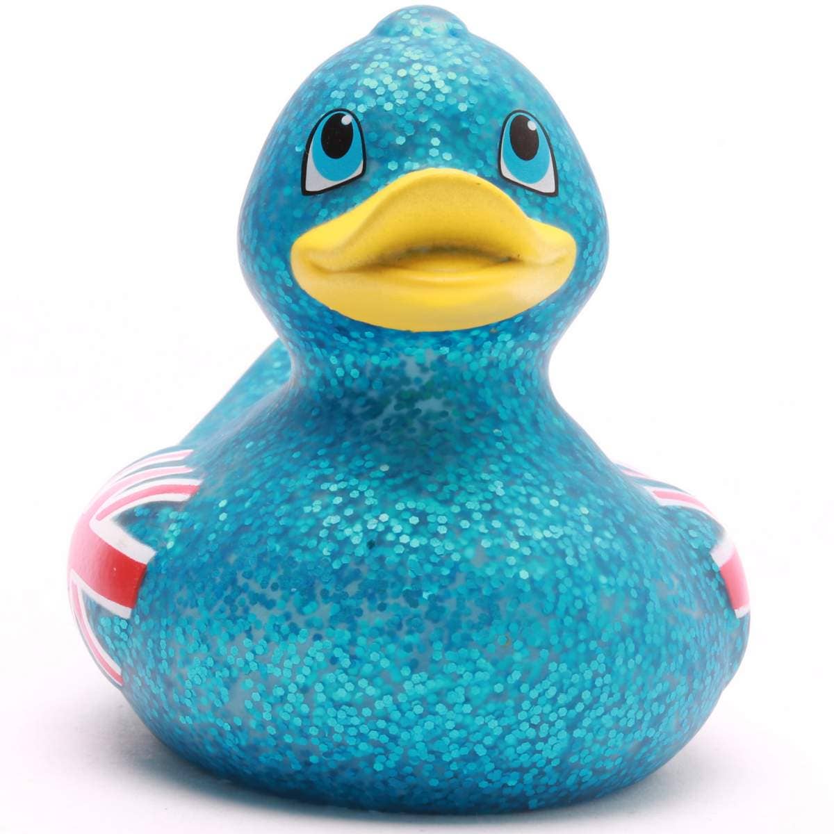 Canard Union Jack - Bleu Pailleté