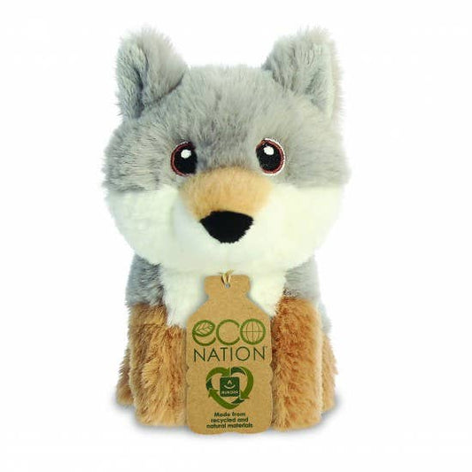 Miniatura de Lobo de Peluche da Eco Nation
