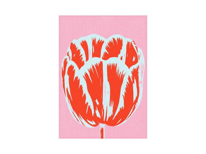 Tea towel Tulip Pop pink