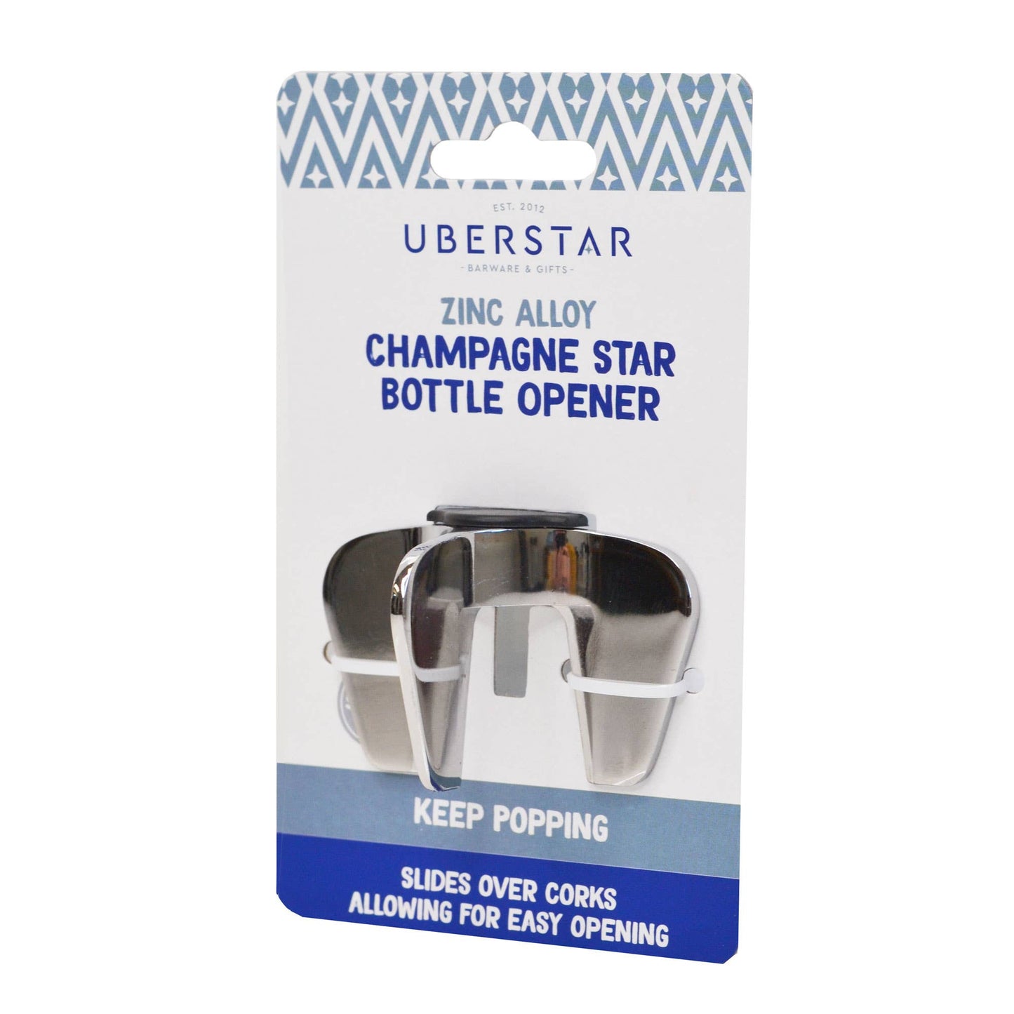 Easy Champagne Star Bottle Opener