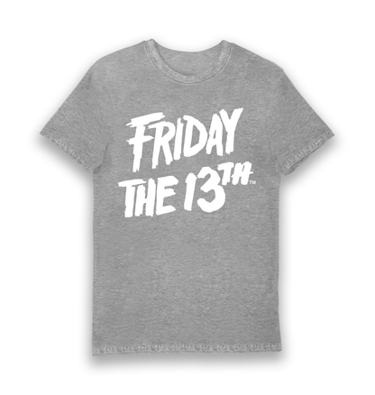 T-shirt adulte Friday the 13th texte géant