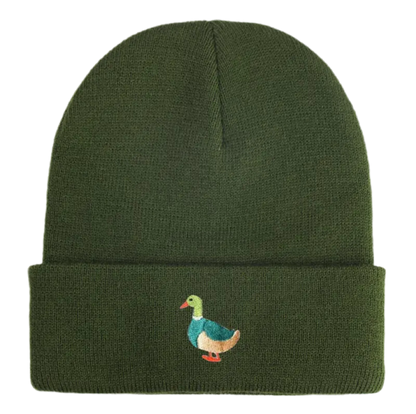 Bonnet Canard Colvert Brodé
