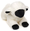 Black and white lamb plush toy