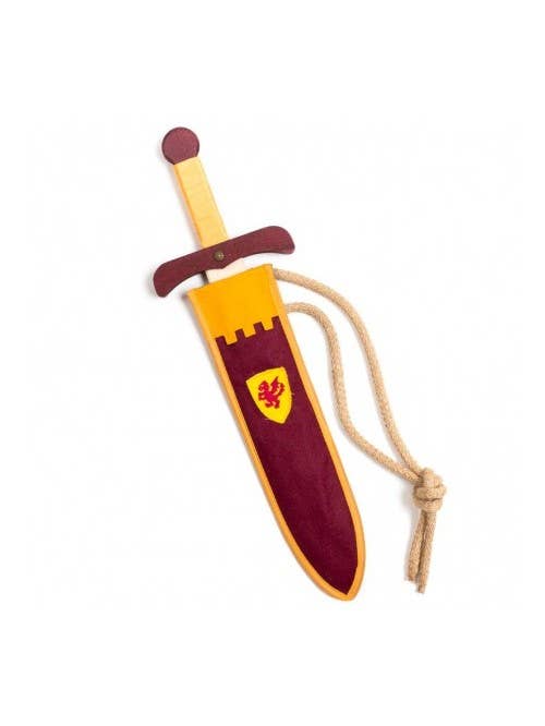 ÉPÉE KAMELOT S + POCHETTE GRENAT - KALID MEDIEVAL