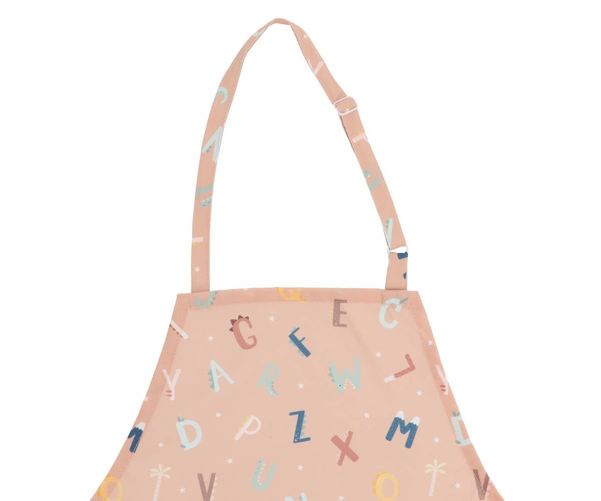 Funny Alphabet Letters Apron and Pot Holder Set