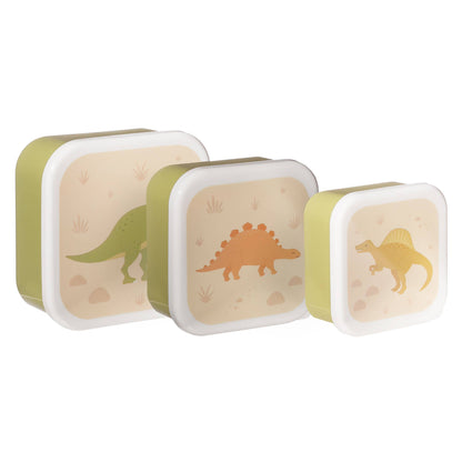 Boîtes à goûter Dinosaures Desert - Set de 3