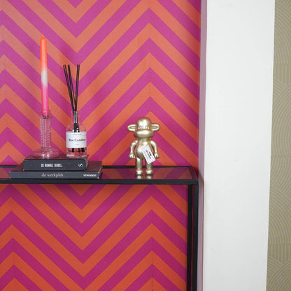 Adorno - Figura de mono 'La Leyenda' - Poliresina - Dorado - 11x7x19cm