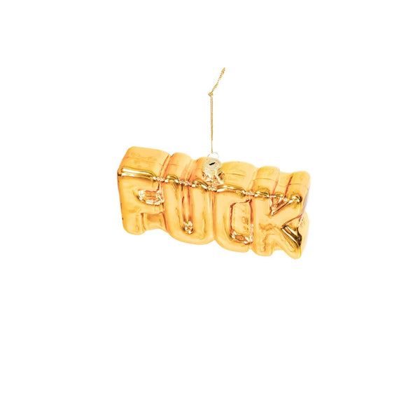 VERDOMME Gouden Kerstbal