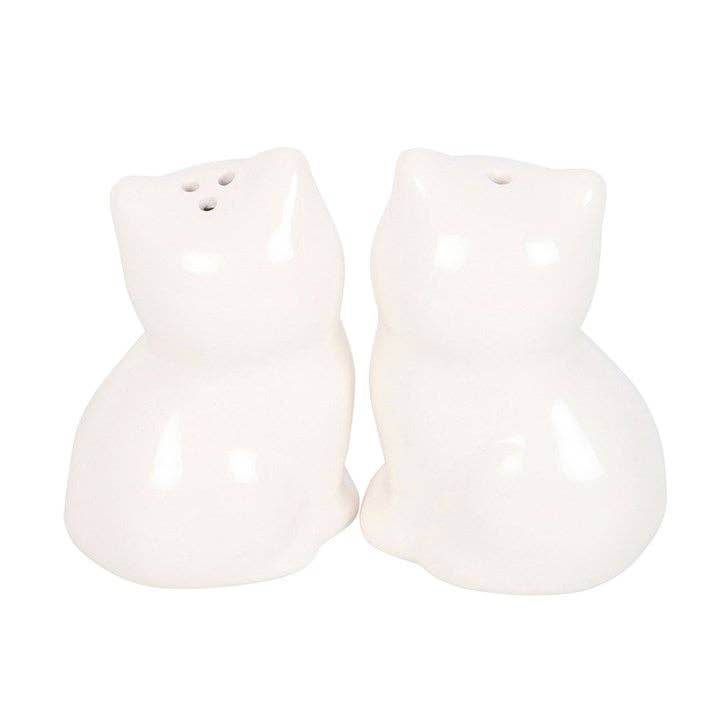 Salière et poivrière Chat Blanc