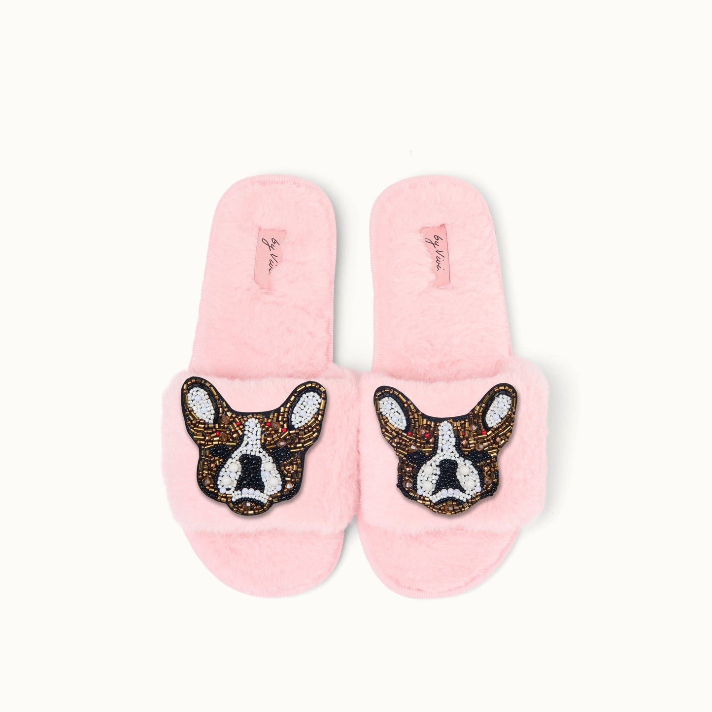 Paire de broches pour Chaussons - Bouledogue français