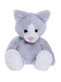 Urso e Eu Puddy, o Gatinho Cinza Nublado de Peluche