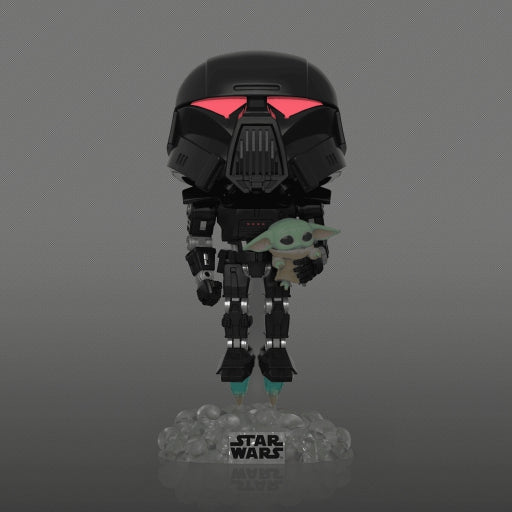 Pop! Dark Trooper with Grogu (Glow)