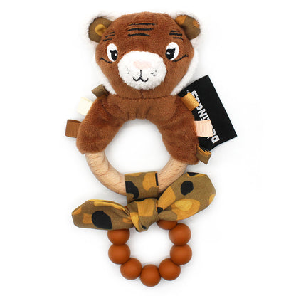Anneau de dentition en silicone Spéculos le tigre