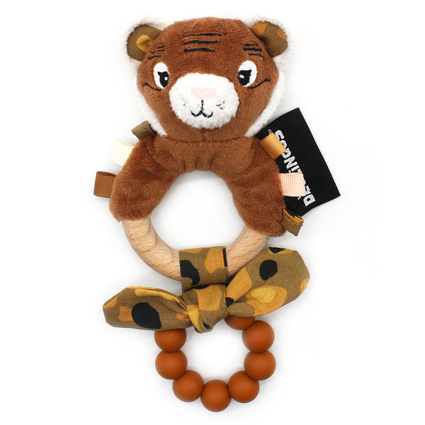 Anneau de dentition en silicone Spéculos le tigre