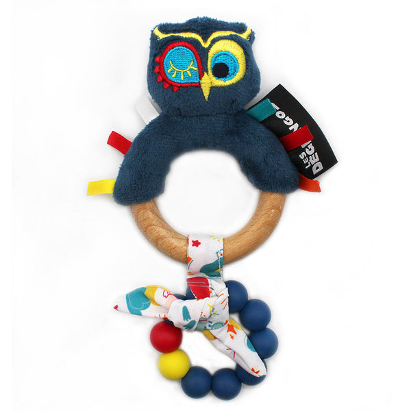 Anneau de dentition en silicone Astros le hibou