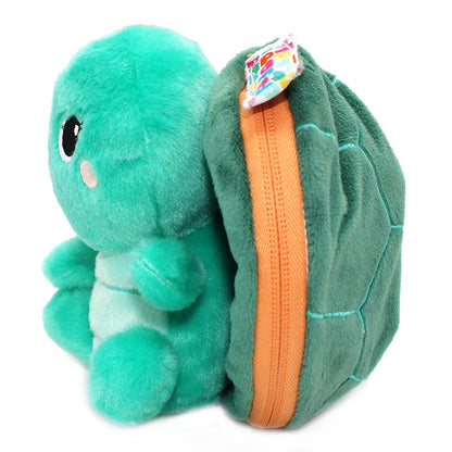 Peluche réversible Corvet la tortue/pêche – Flipetz – vue 9