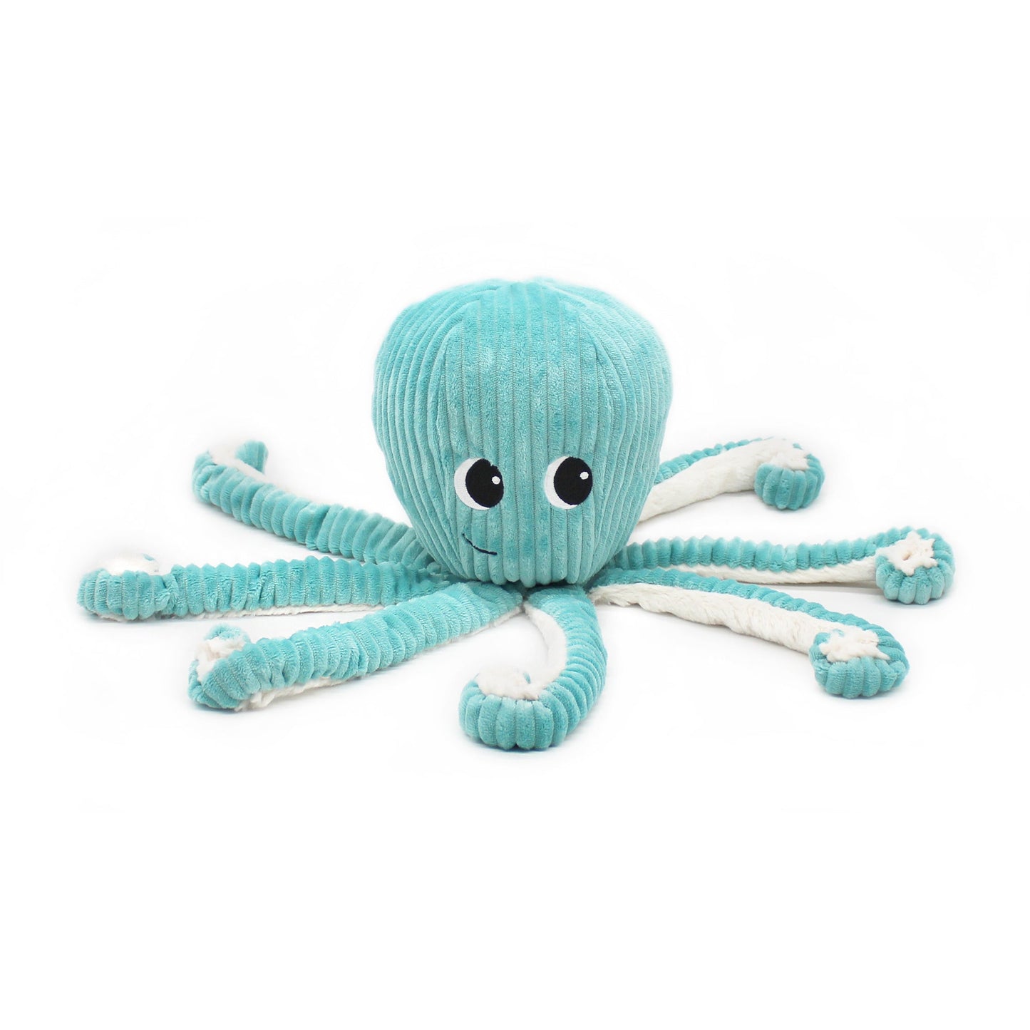 Peluche pieuvre Filou maman et son bébé bleu aqua – Les Ptipotos – vue 3