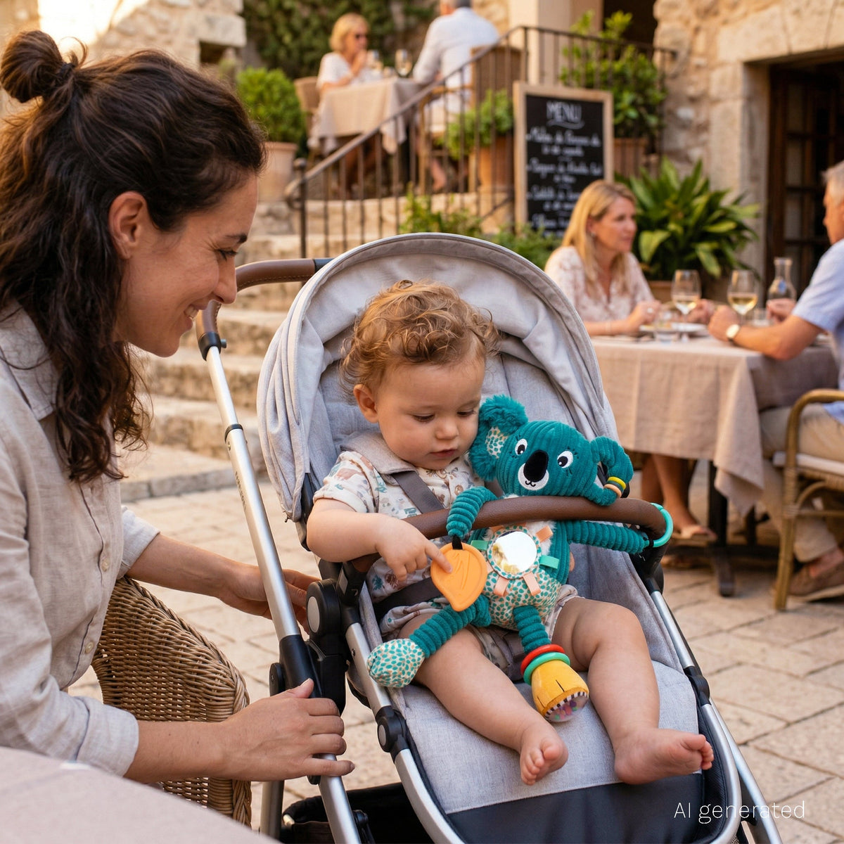 Peluche d'activités nomade Berlingos le koala
