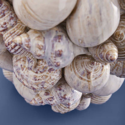 Seashell Vase, Natural Stoneware M