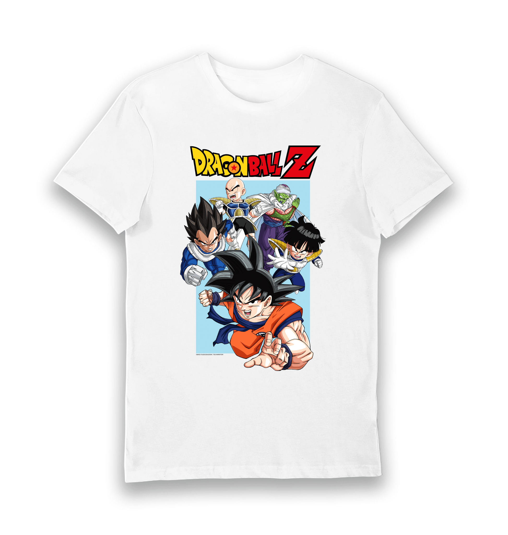 T-shirt adulte Dragon Ball Z groupe de personnages