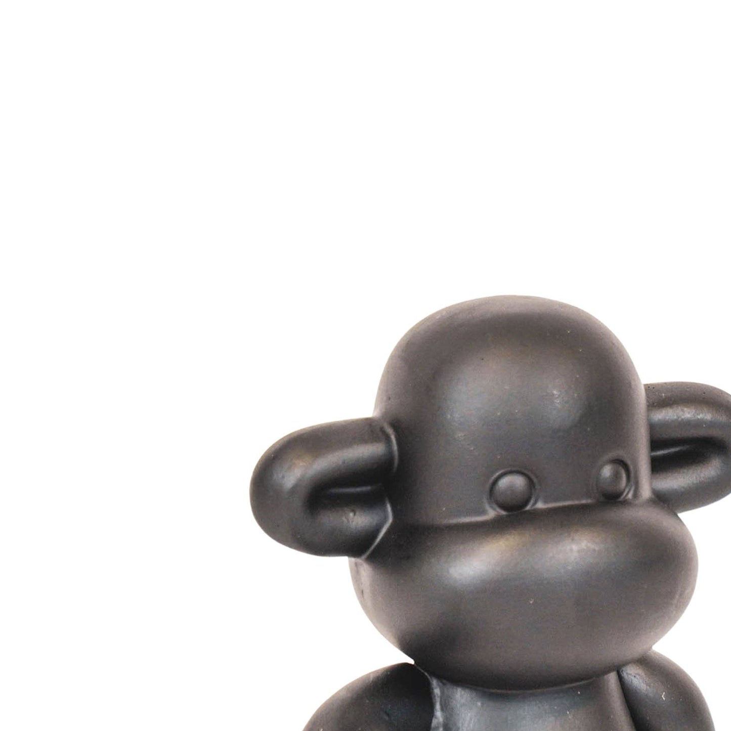 Ornement - Figurine Singe 'La Légende' - Noir - 11x7x19cm